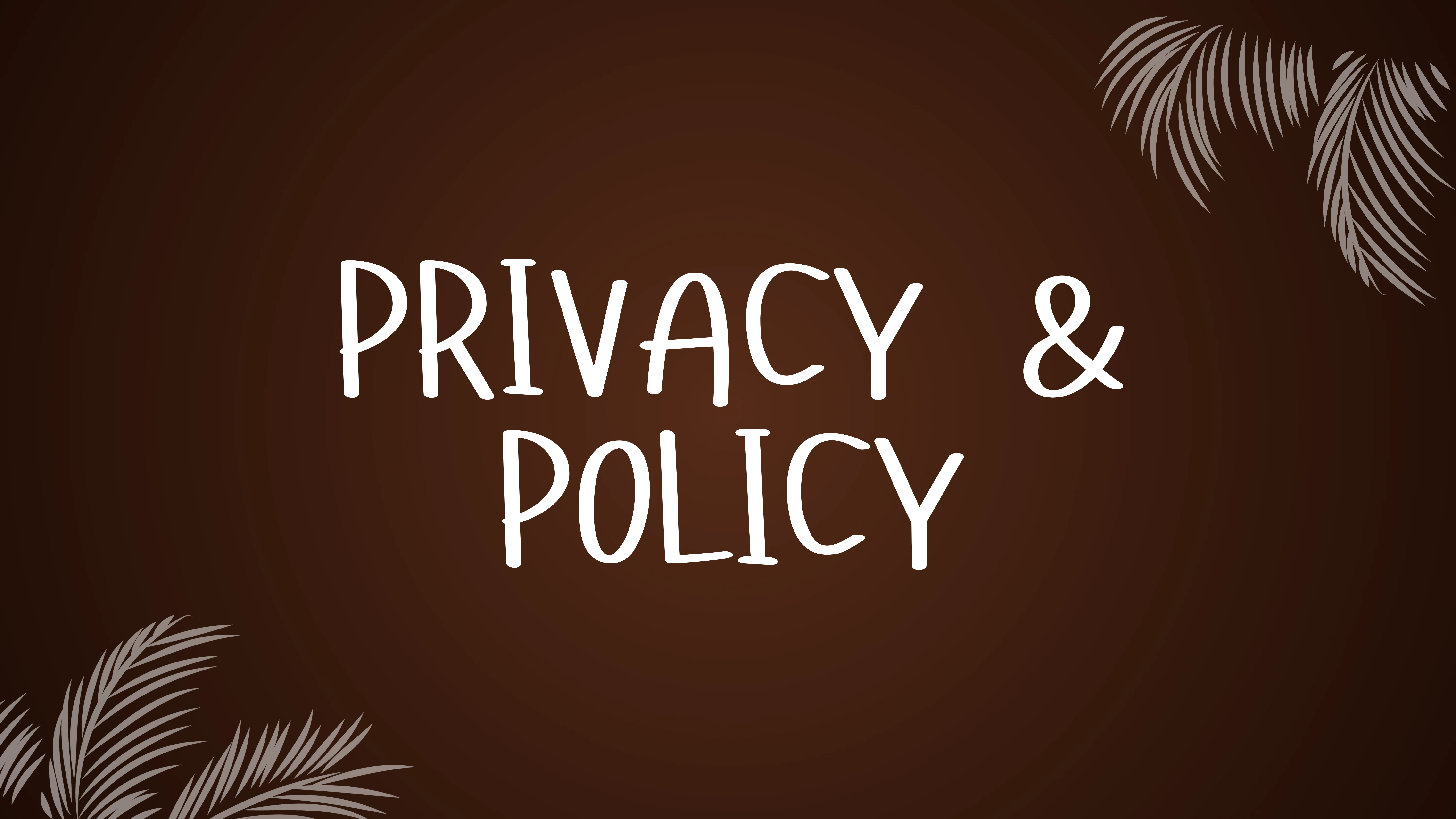 Privacy Policy Banner